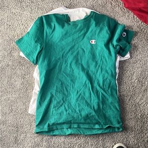men’s medium green champion t shirt